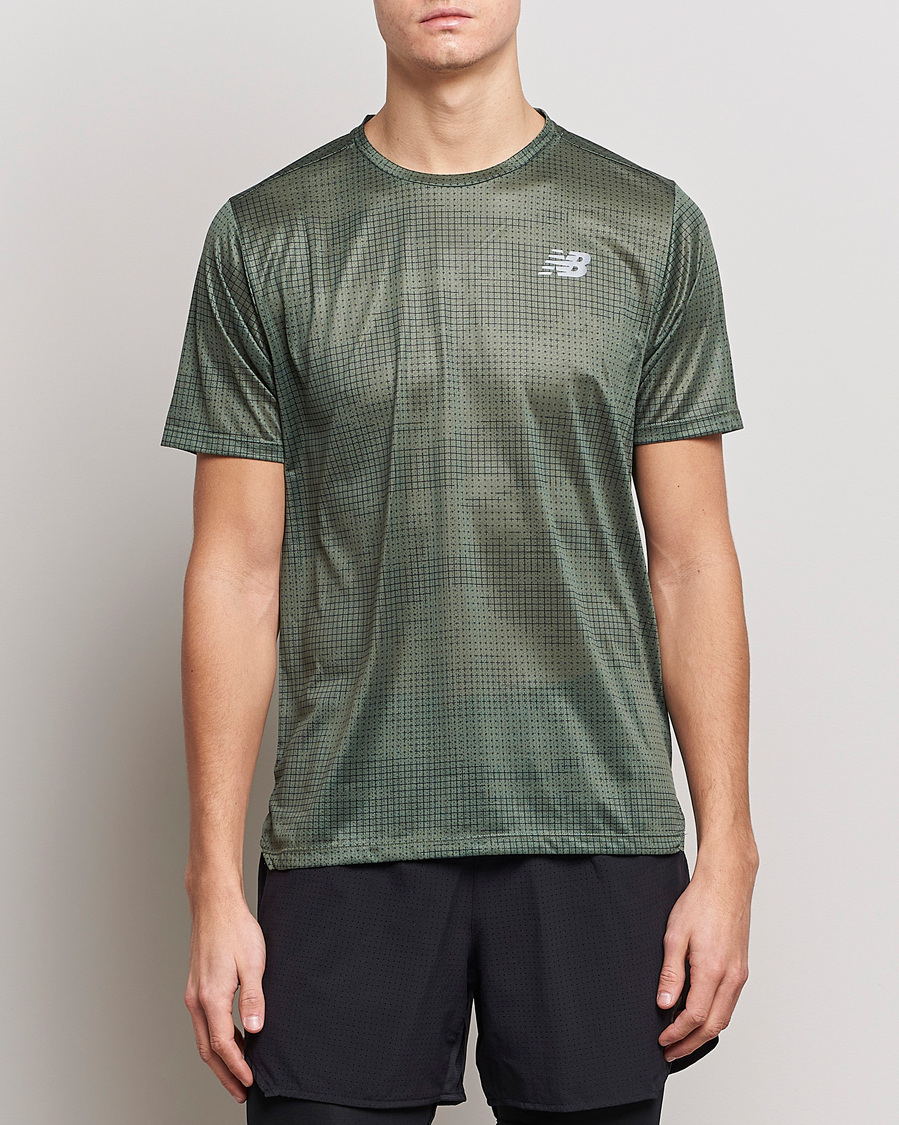 Herr | Active | New Balance Running | Impact Run T-Shirt Deep Olive