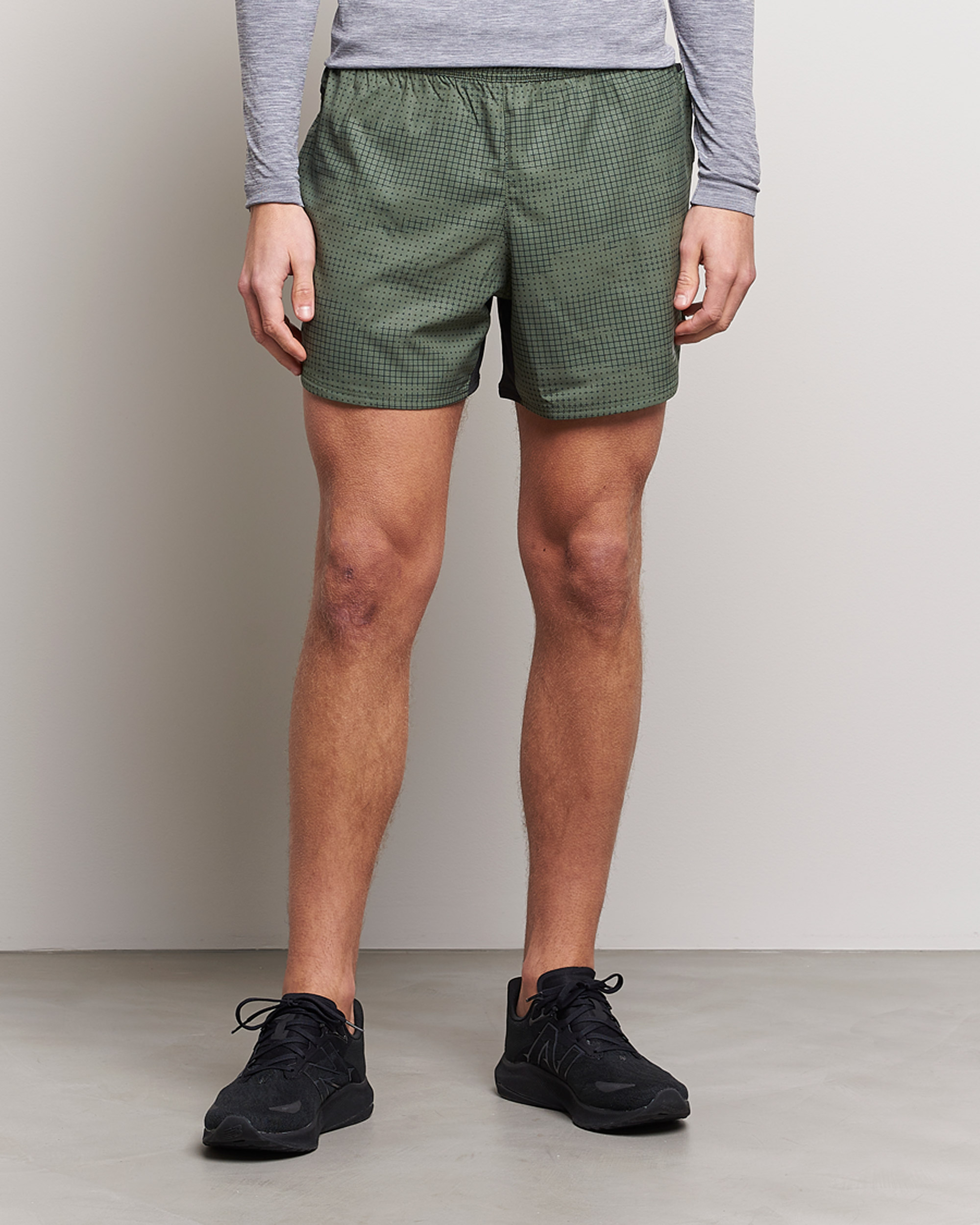 Herr | Shorts | New Balance Running | Impact Run 5 Inch Shorts Deep Olive