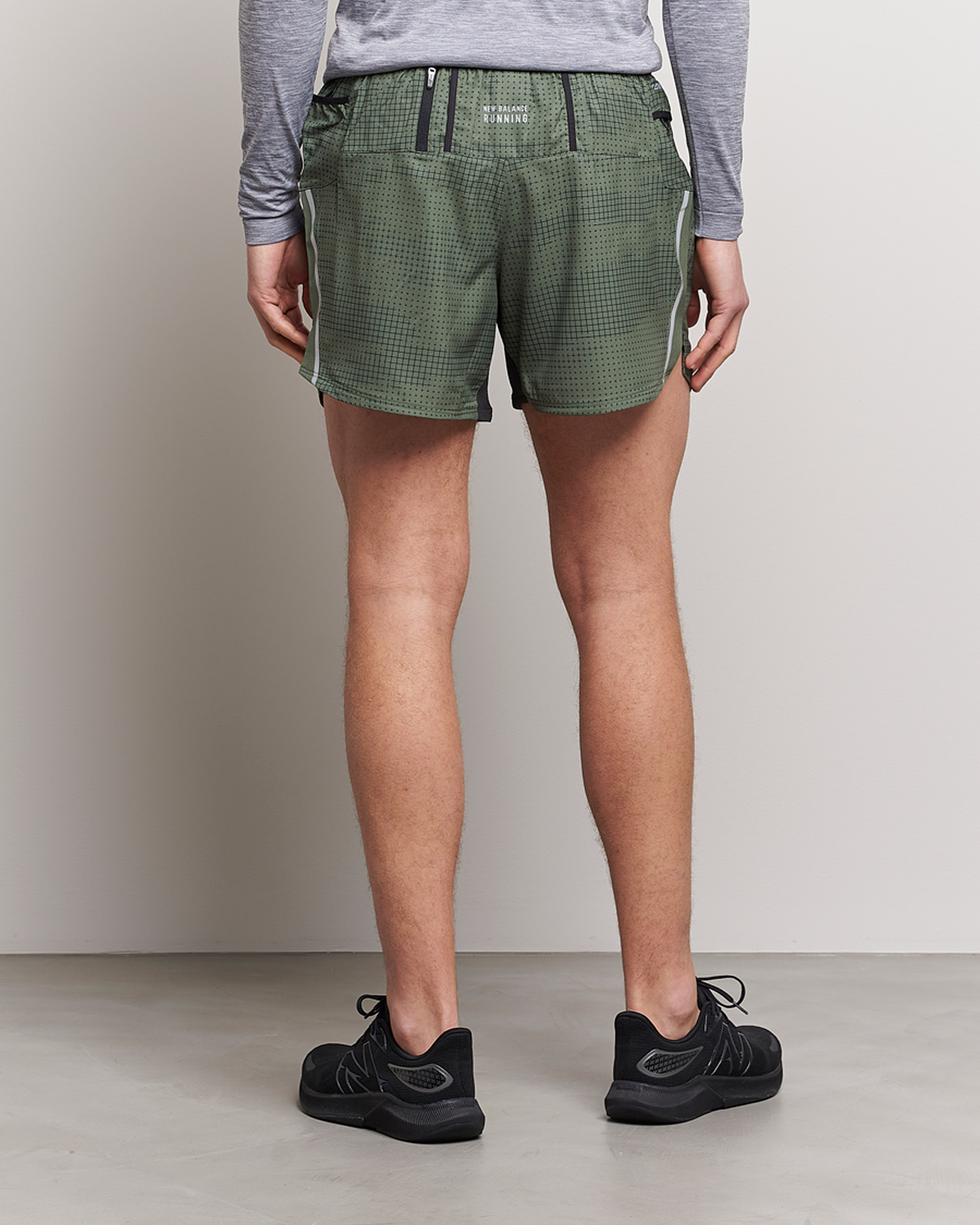 Herr | Shorts | New Balance Running | Impact Run 5 Inch Shorts Deep Olive