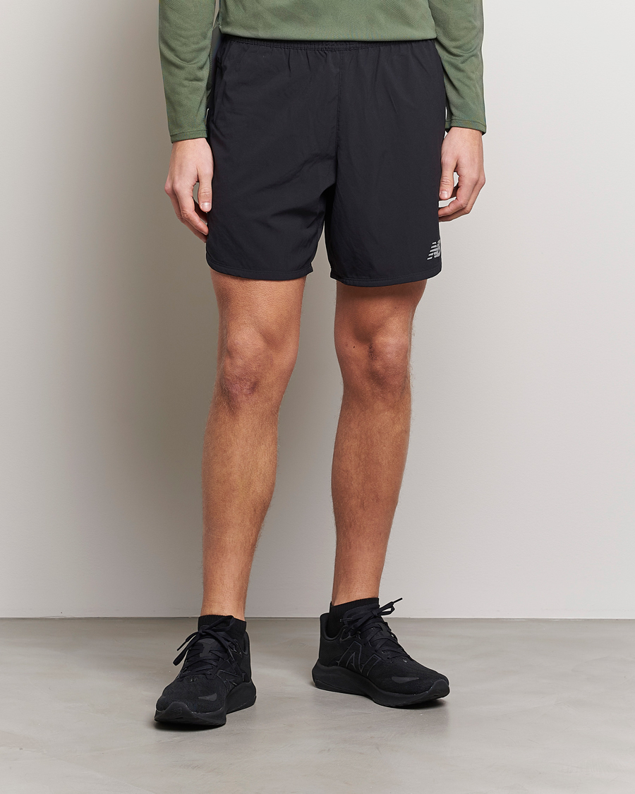 Herr | Funktionsshorts | New Balance Running | New Balance Impact Run 7 Inch Shorts Black