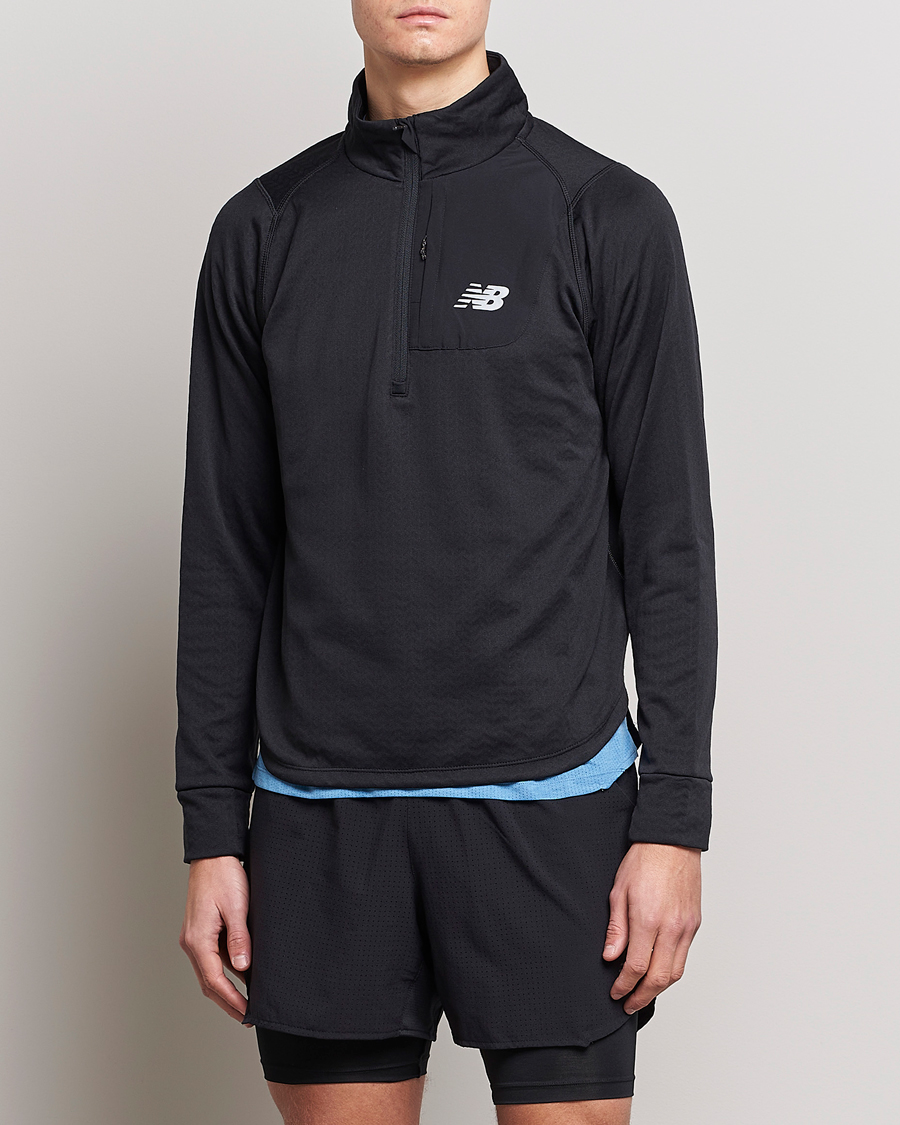 Herr | New Balance Running | New Balance Running | NB Heat Grid Half Zip Black