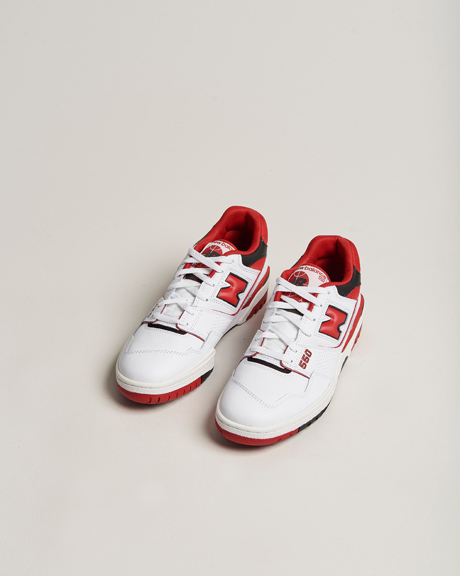 Herr | New Balance | New Balance | 550 Sneakers White/Red
