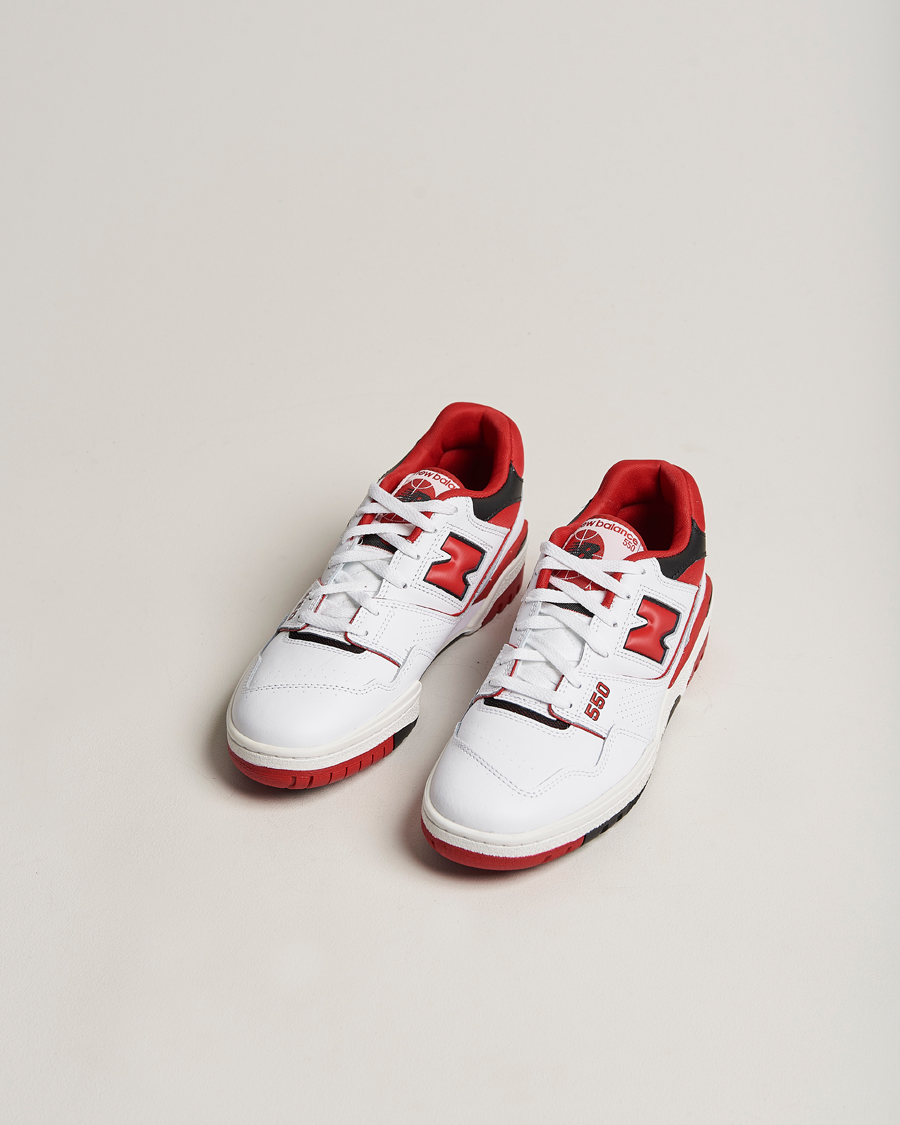 Herr | New Balance 550 Sneakers White/Red | New Balance | 550 Sneakers White/Red