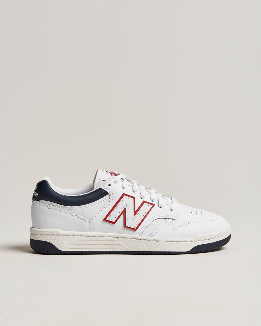 Herr | New Balance 480 Sneakers White/Navy | New Balance | 480 Sneakers White/Navy