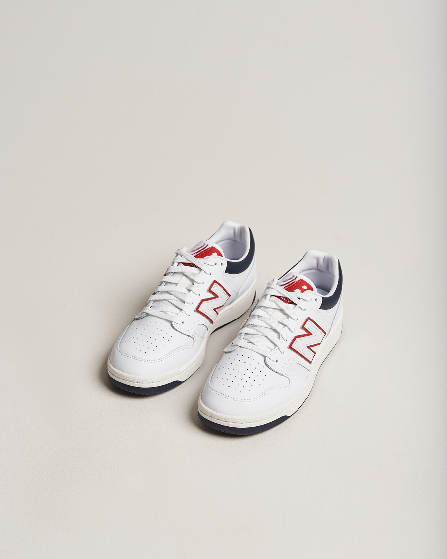 Herr | New Balance 480 Sneakers White/Navy | New Balance | 480 Sneakers White/Navy