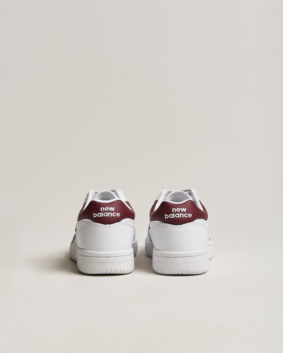 Herr | New Balance 480 Sneakers White/Burgundy | New Balance | 480 Sneakers White/Burgundy