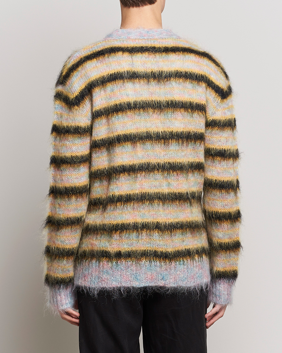 Herr | Tröjor | Marni | Striped Mohair Cardigan Multicolor