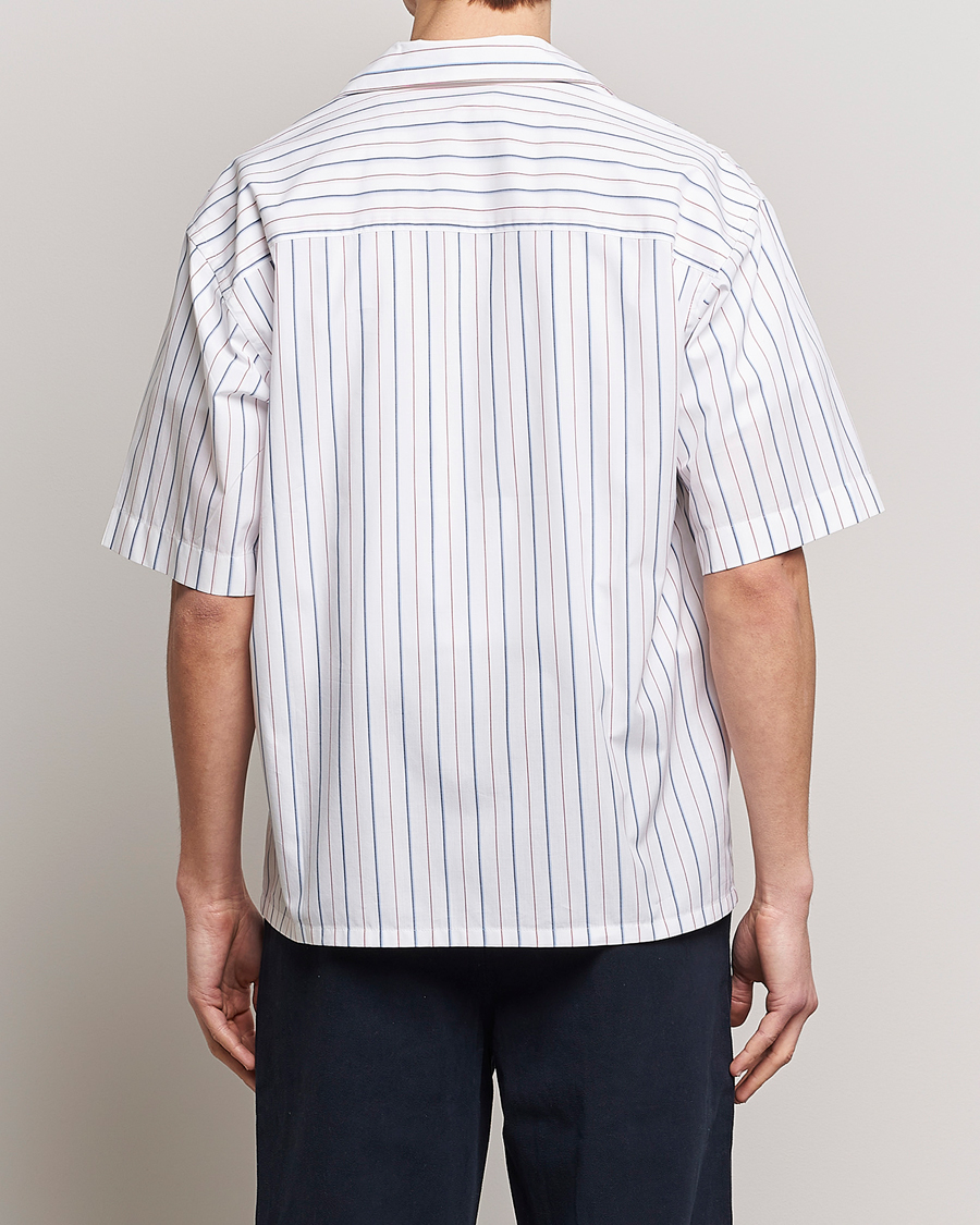 Herr | Skjortor | Marni | Striped Bowling Shirt Lily White