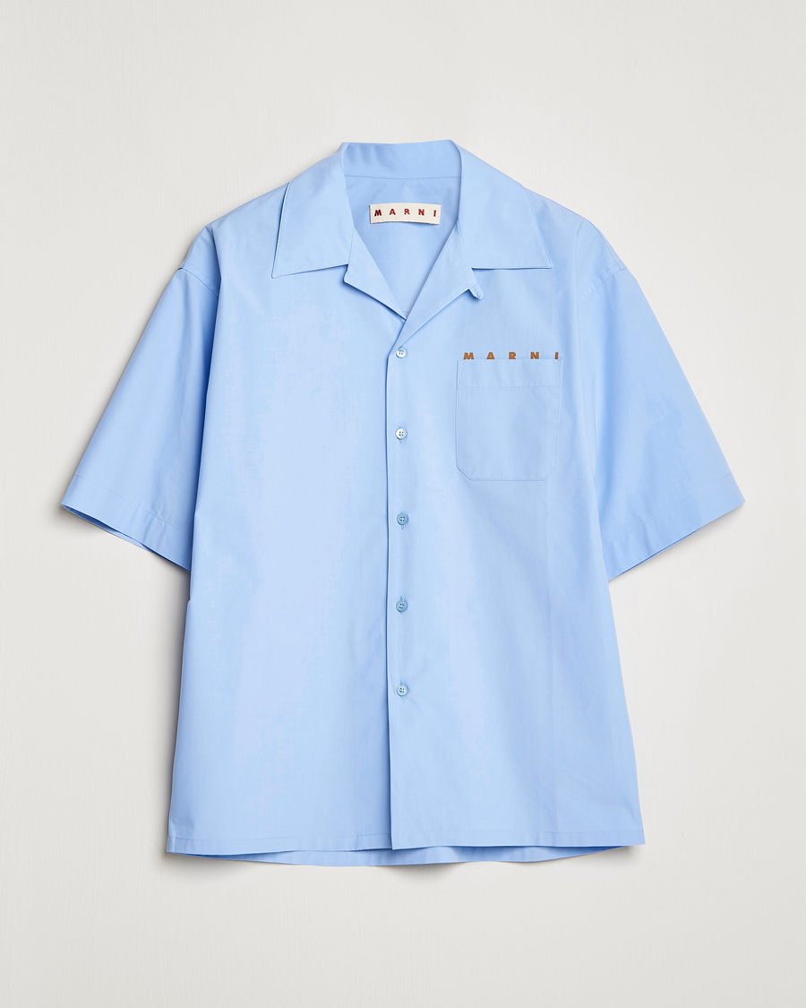 Herr | Skjortor | Marni | Bowling Shirt Iris Blue