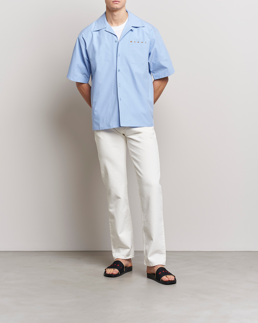 Herr | Skjortor | Marni | Bowling Shirt Iris Blue