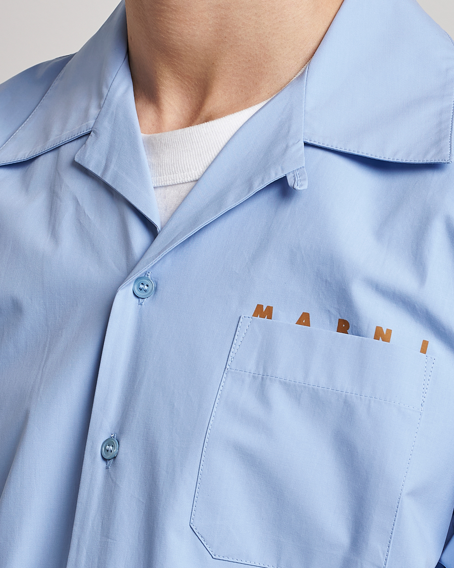 Herr | Skjortor | Marni | Bowling Shirt Iris Blue