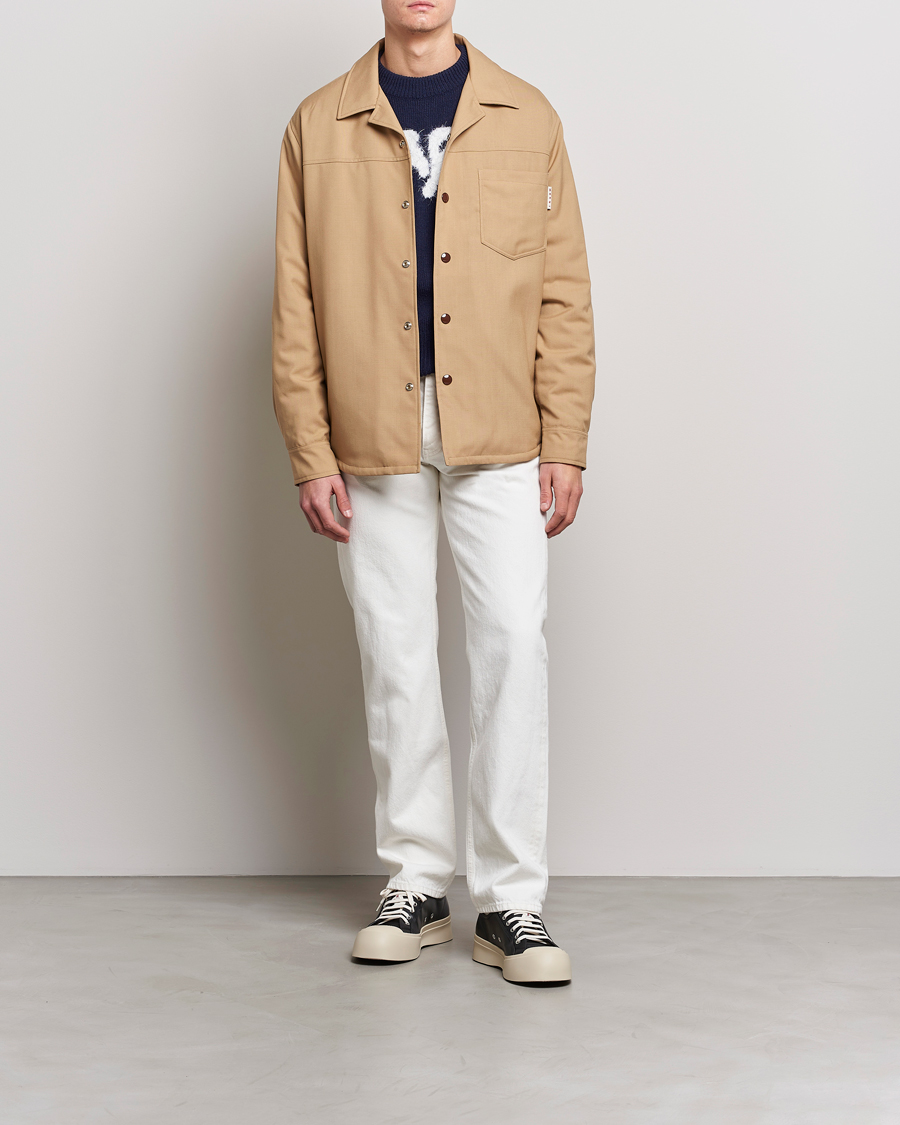 Herr | Jackor | Marni | Virgin Wool Shirt Jacket Dijon