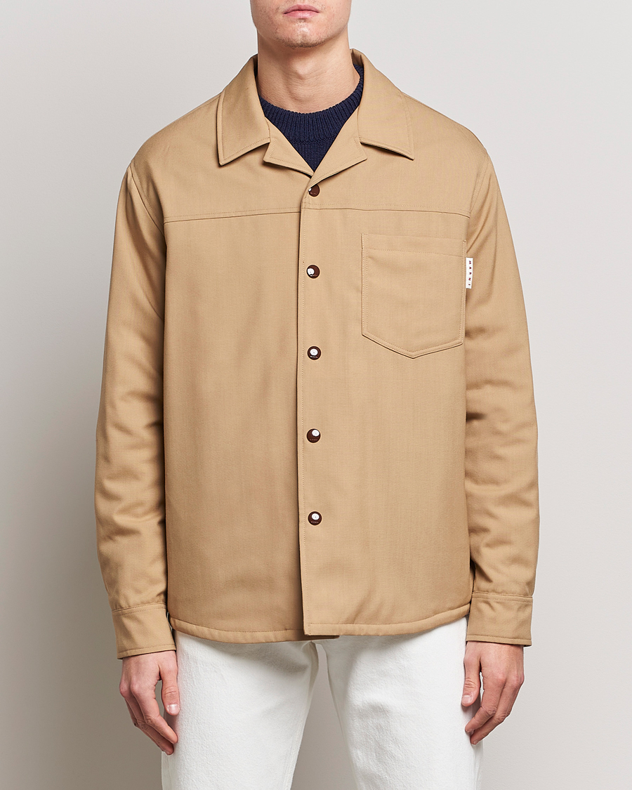 Herr | Marni | Marni | Virgin Wool Shirt Jacket Dijon