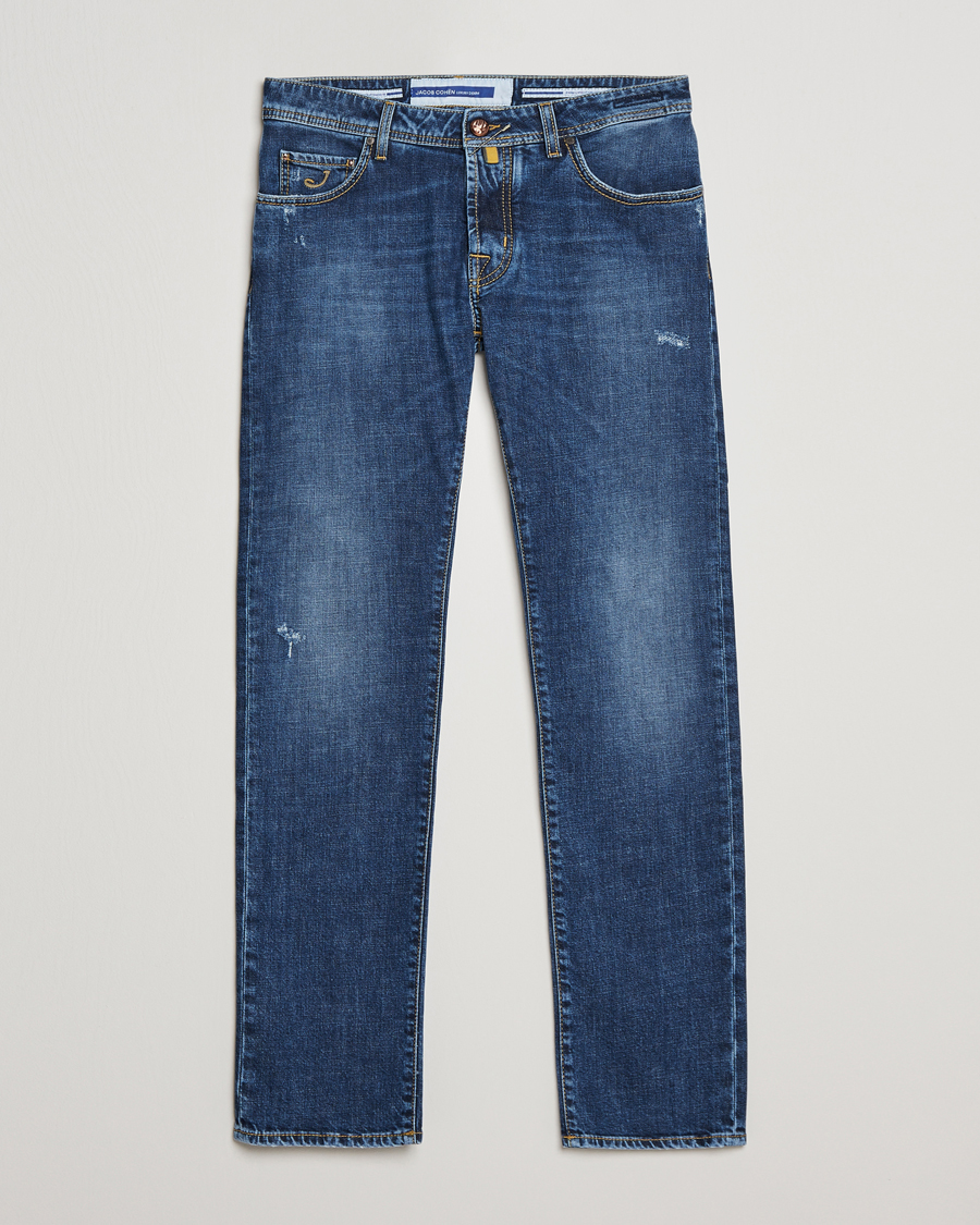 Herr | Jeans | Jacob Cohën | Nick Slim Fit Stretch Jeans Blue