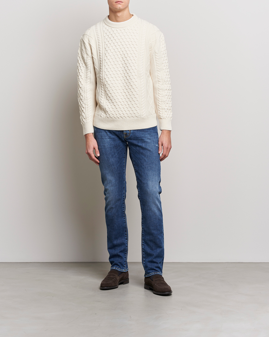 Herr | Jeans | Jacob Cohën | Nick Slim Fit Stretch Jeans Blue