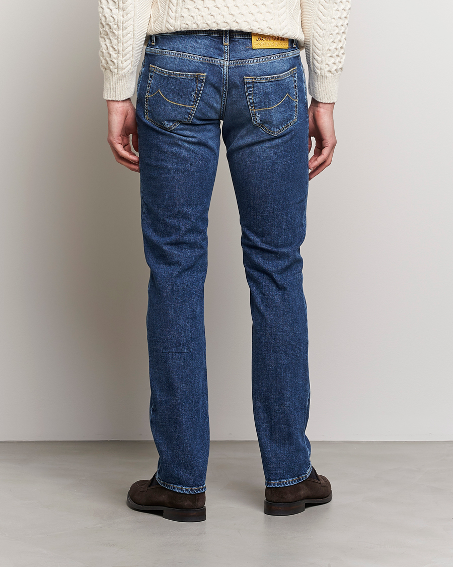 Herr | Jeans | Jacob Cohën | Nick Slim Fit Stretch Jeans Blue