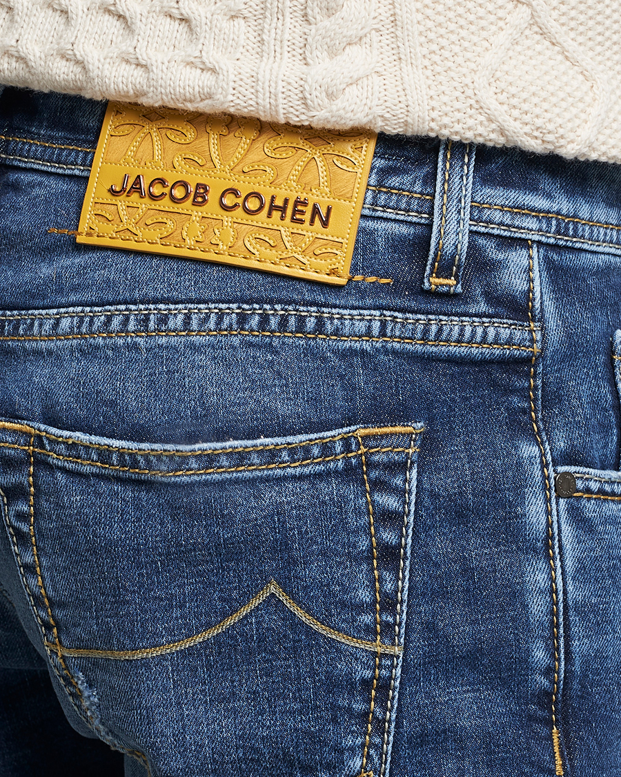 Herr | Jeans | Jacob Cohën | Nick Slim Fit Stretch Jeans Blue