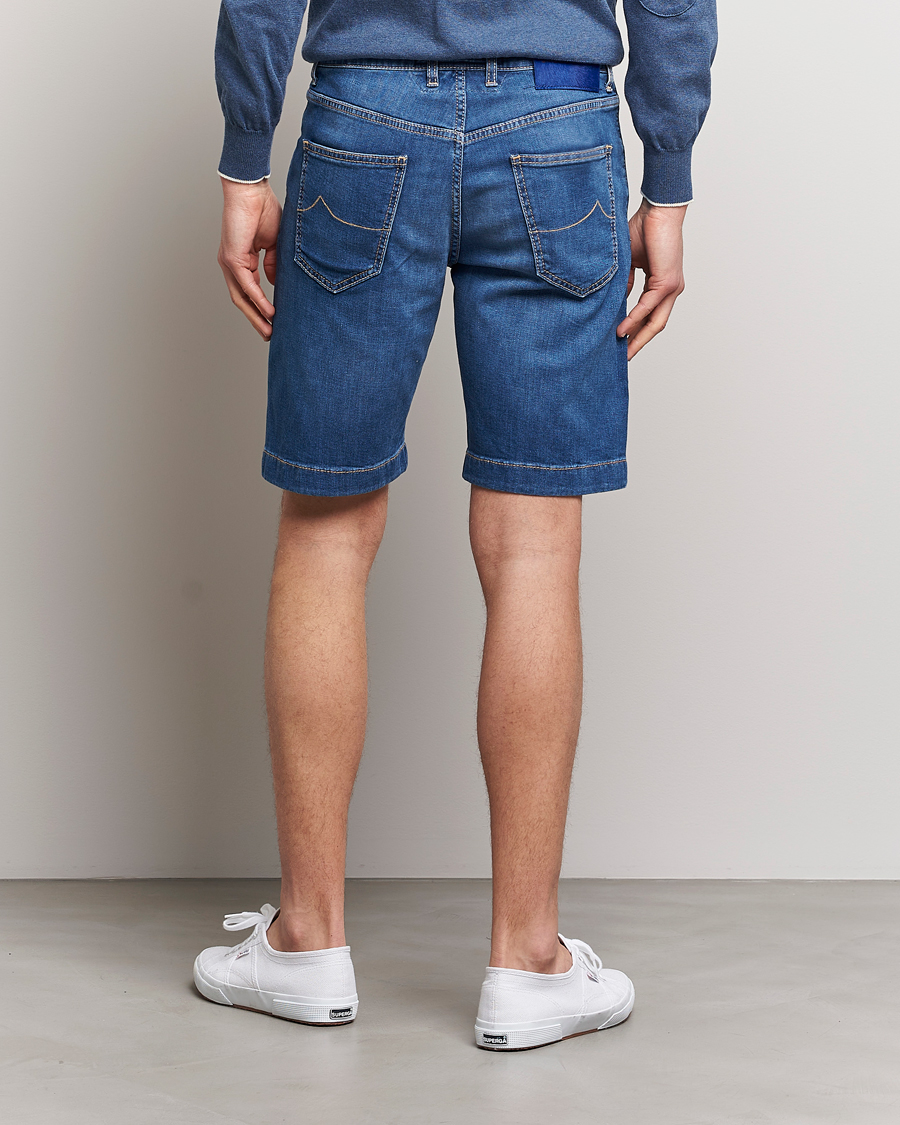 Herr | Shorts | Jacob Cohën | Nicolas Jeans Shorts Light Blue