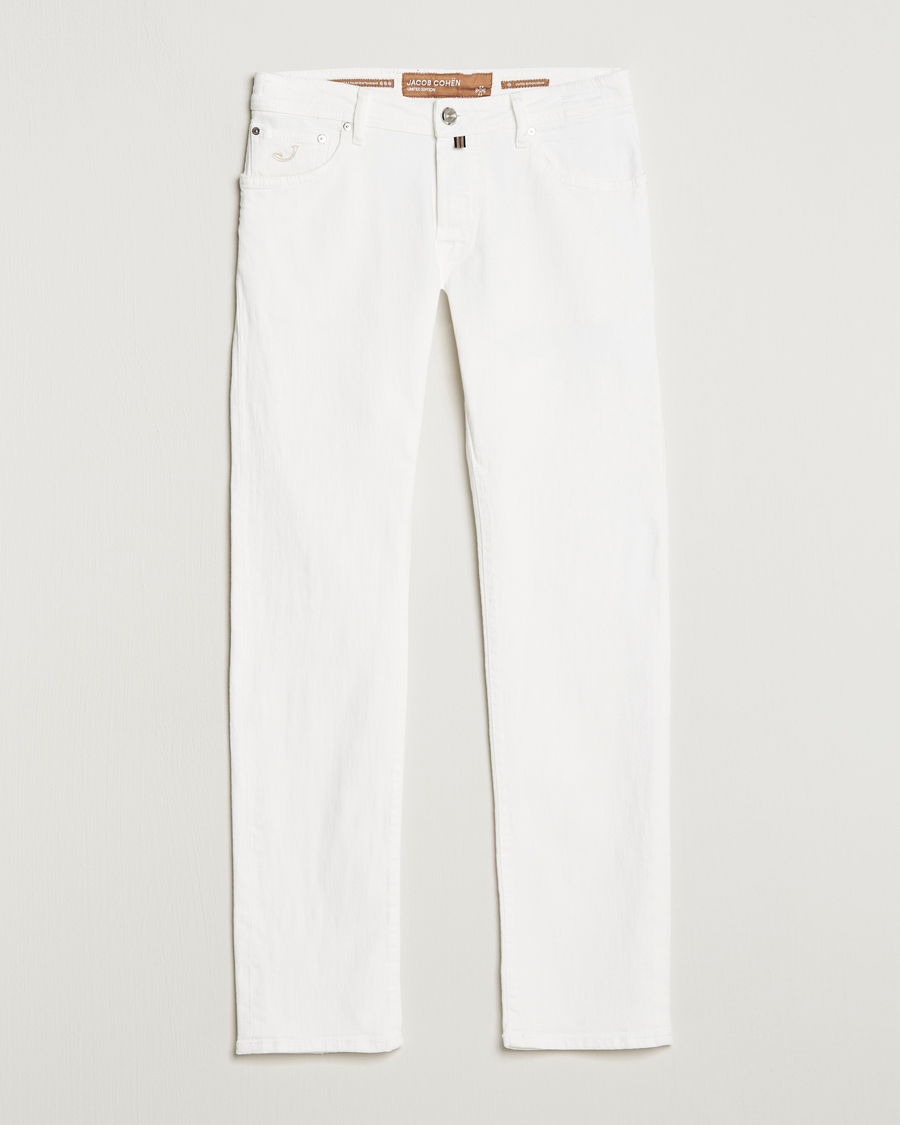 Herr | Jeans | Jacob Cohën | Nick Limited Edition Slim Fit Jeans White
