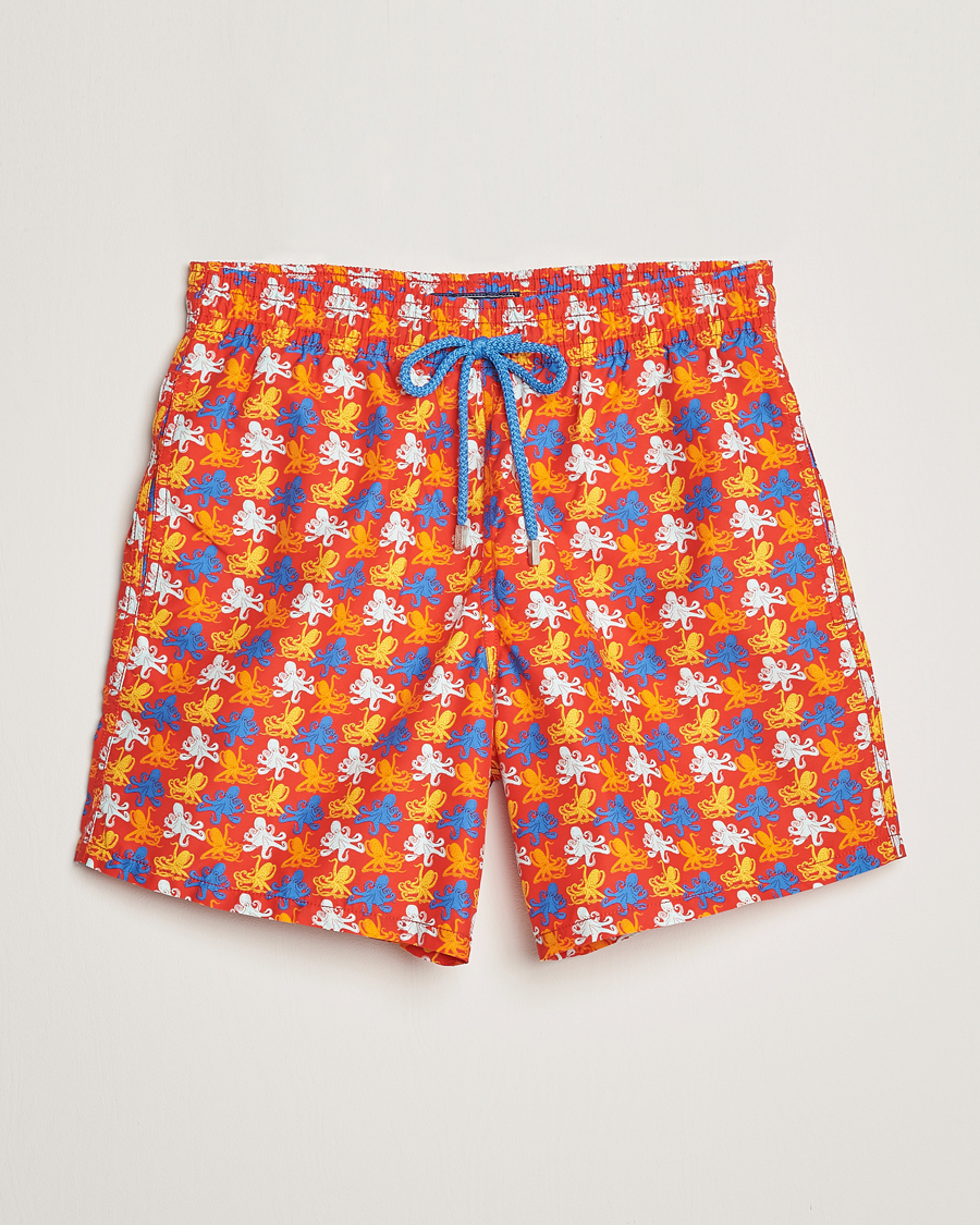 Herr | Badbyxor | Vilebrequin | Moorea Swimshorts Coquelicot