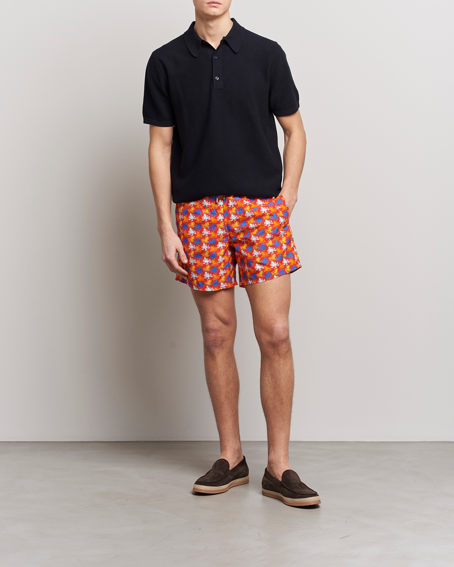Herr | Badbyxor | Vilebrequin | Moorea Swimshorts Coquelicot