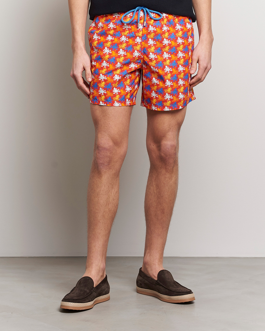 Herr | Vilebrequin | Vilebrequin | Moorea Swimshorts Coquelicot