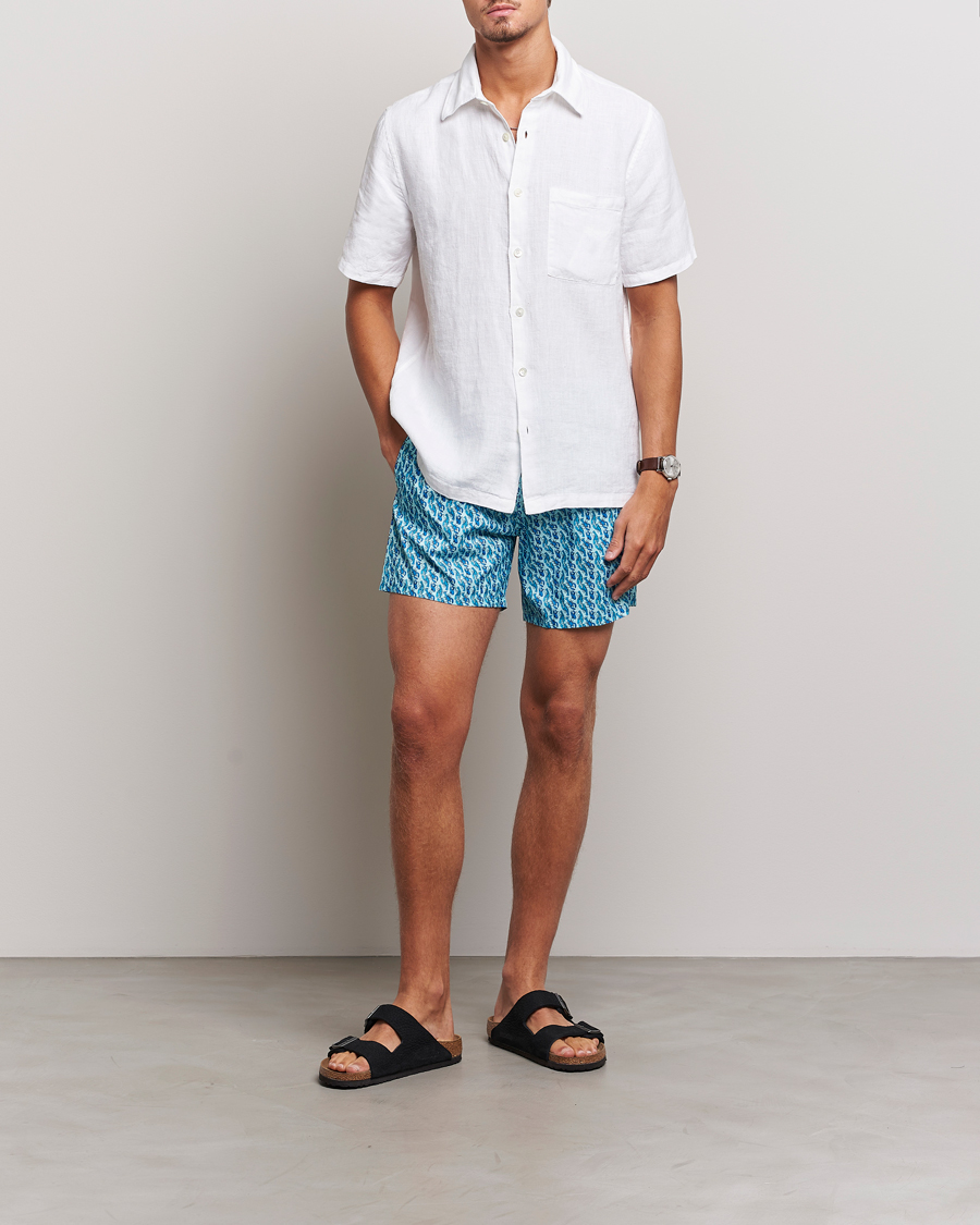 Herr | Badbyxor | Vilebrequin | Mahina Swimshorts Thalassa Blue
