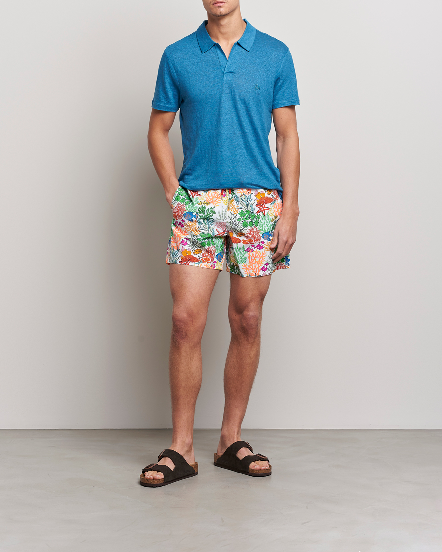 Herr | Badbyxor | Vilebrequin | Moorea Swimshorts Blanc
