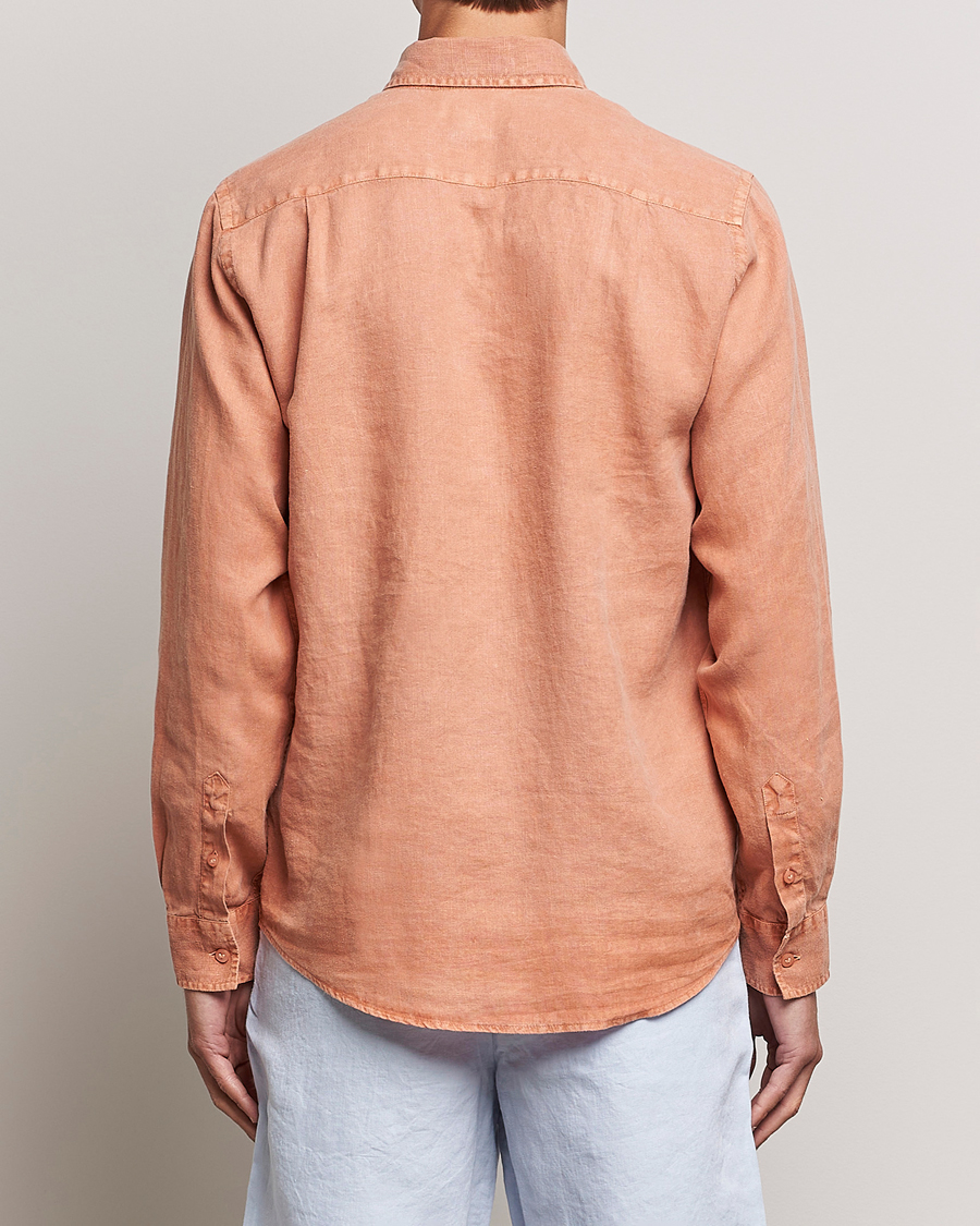 Herr | Skjortor | Vilebrequin | Caroubis Linen Shirt Pottery