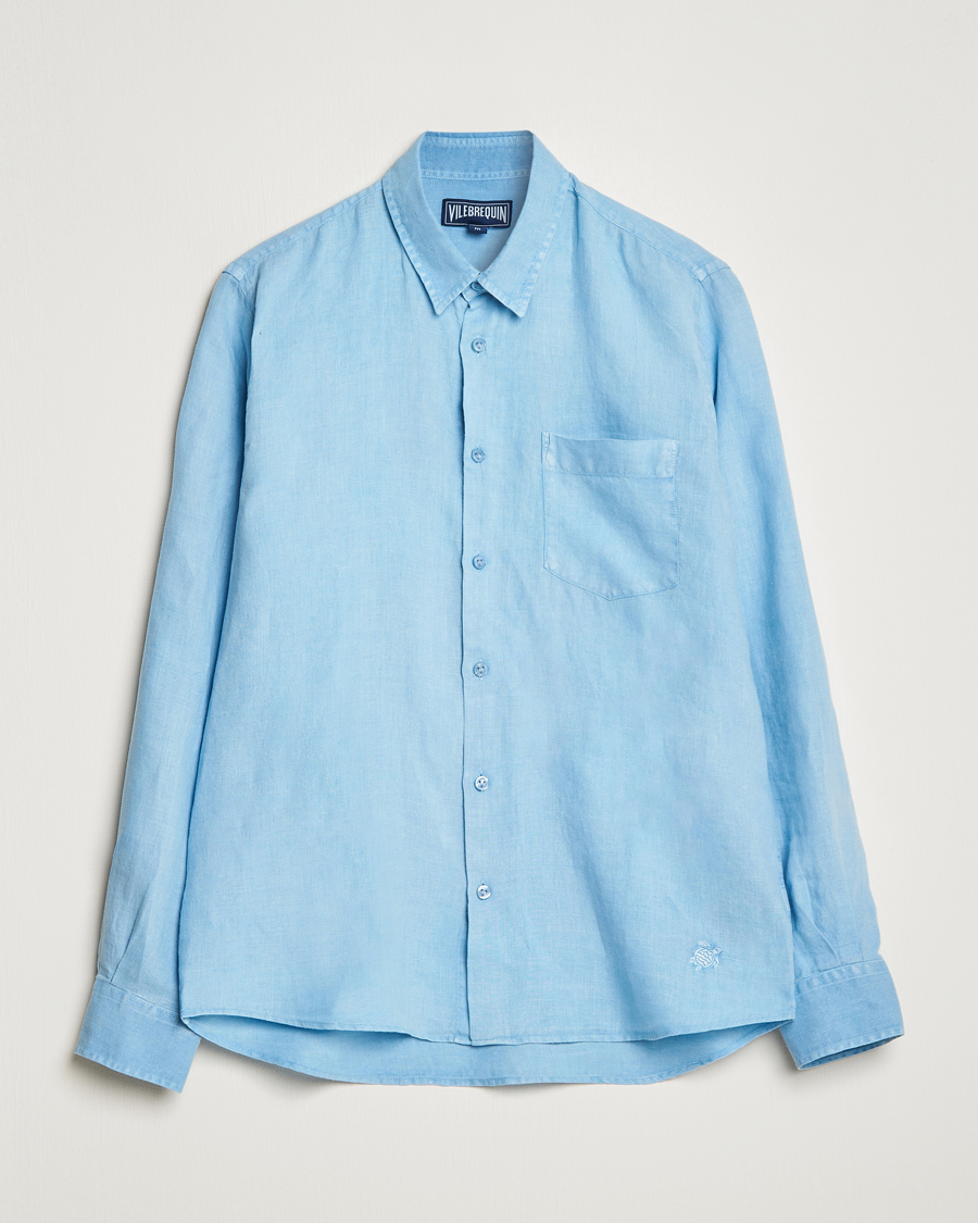 Herr | Skjortor | Vilebrequin | Caroubis Linen Shirt Source