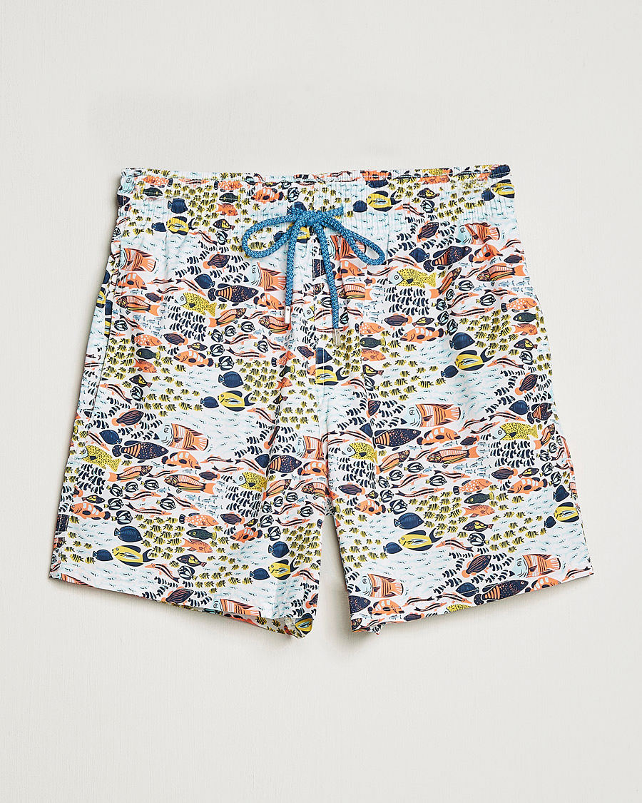 Herr | Badbyxor | Vilebrequin | Mahina Swimshorts Blanc