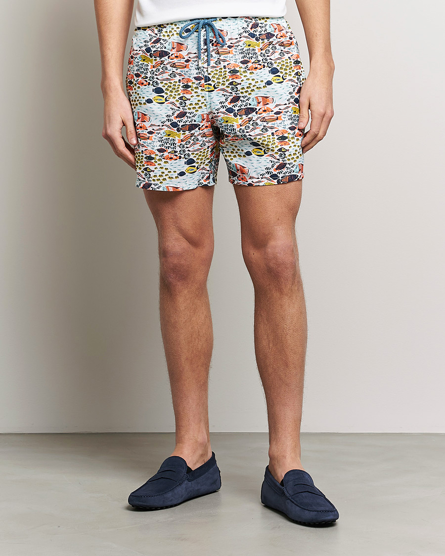 Herr | Badbyxor | Vilebrequin | Mahina Swimshorts Blanc