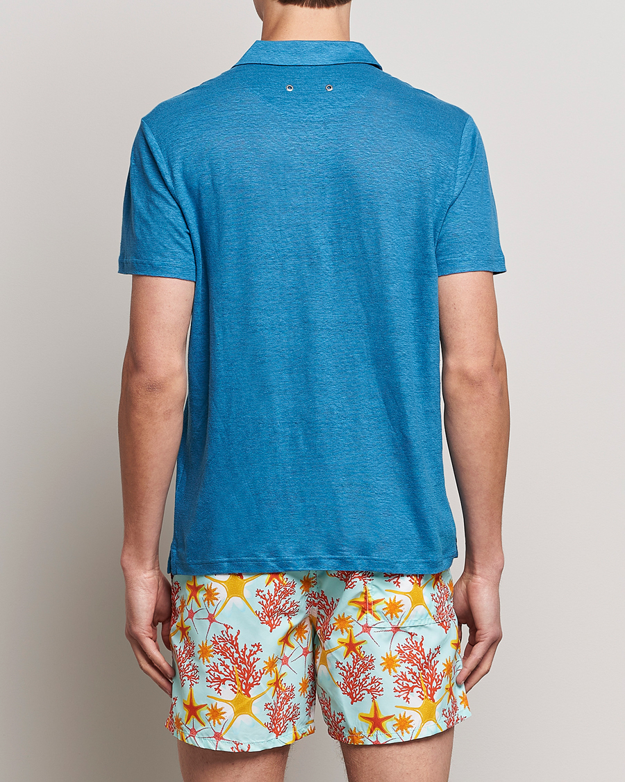 Herr | Pikéer | Vilebrequin | Jersey Linen Polo Calanque