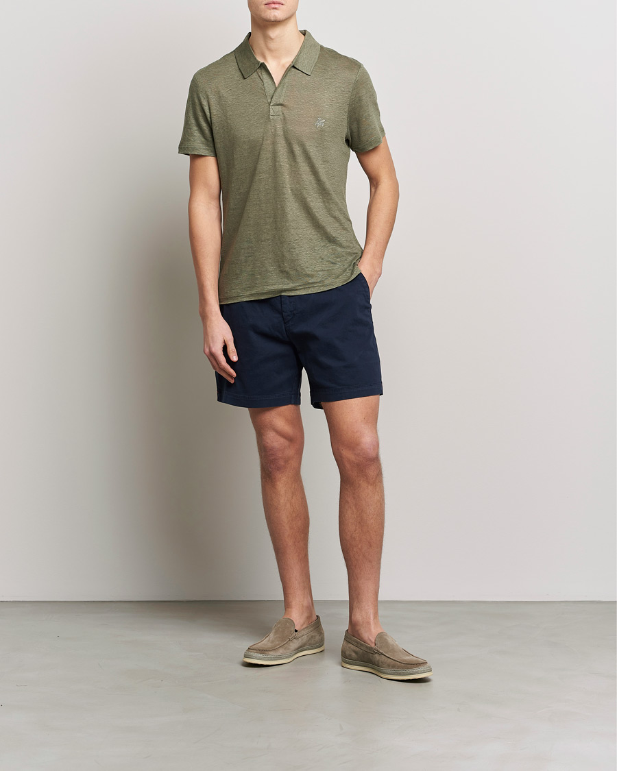 Herr | Pikéer | Vilebrequin | Jersey Linen Polo Olivier
