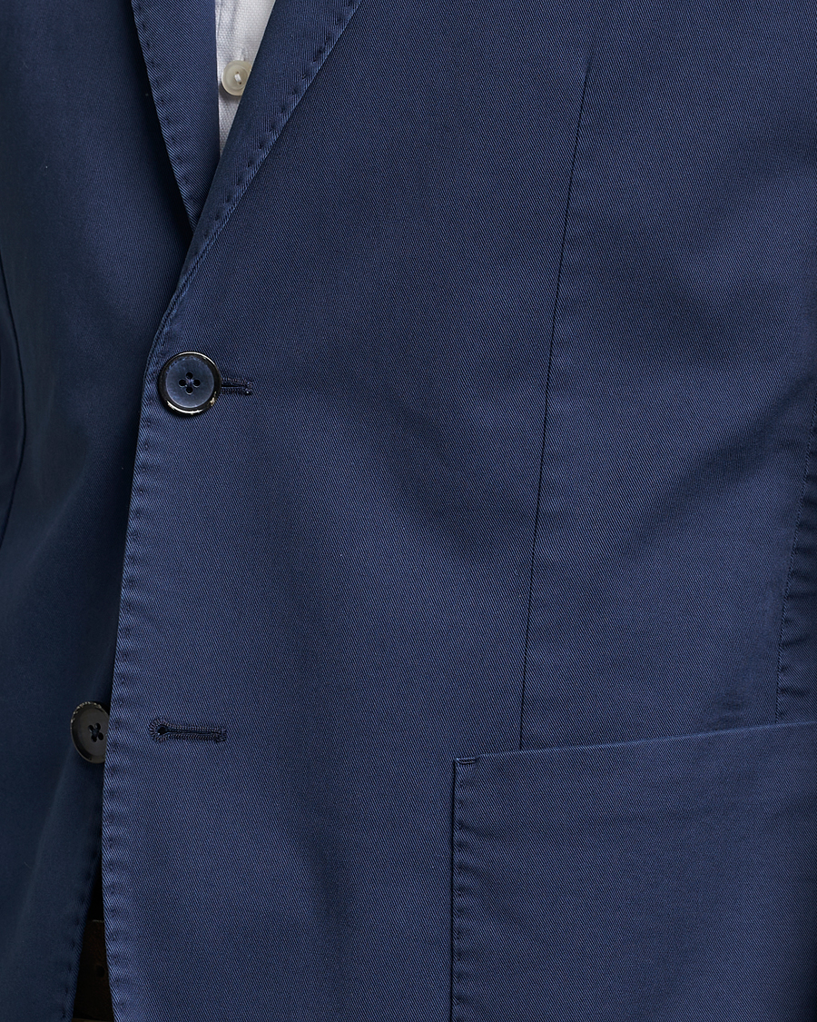 Herr | Kavajer | L.B.M. 1911 | Jack Regular Fit Cotton Stretch Blazer Navy