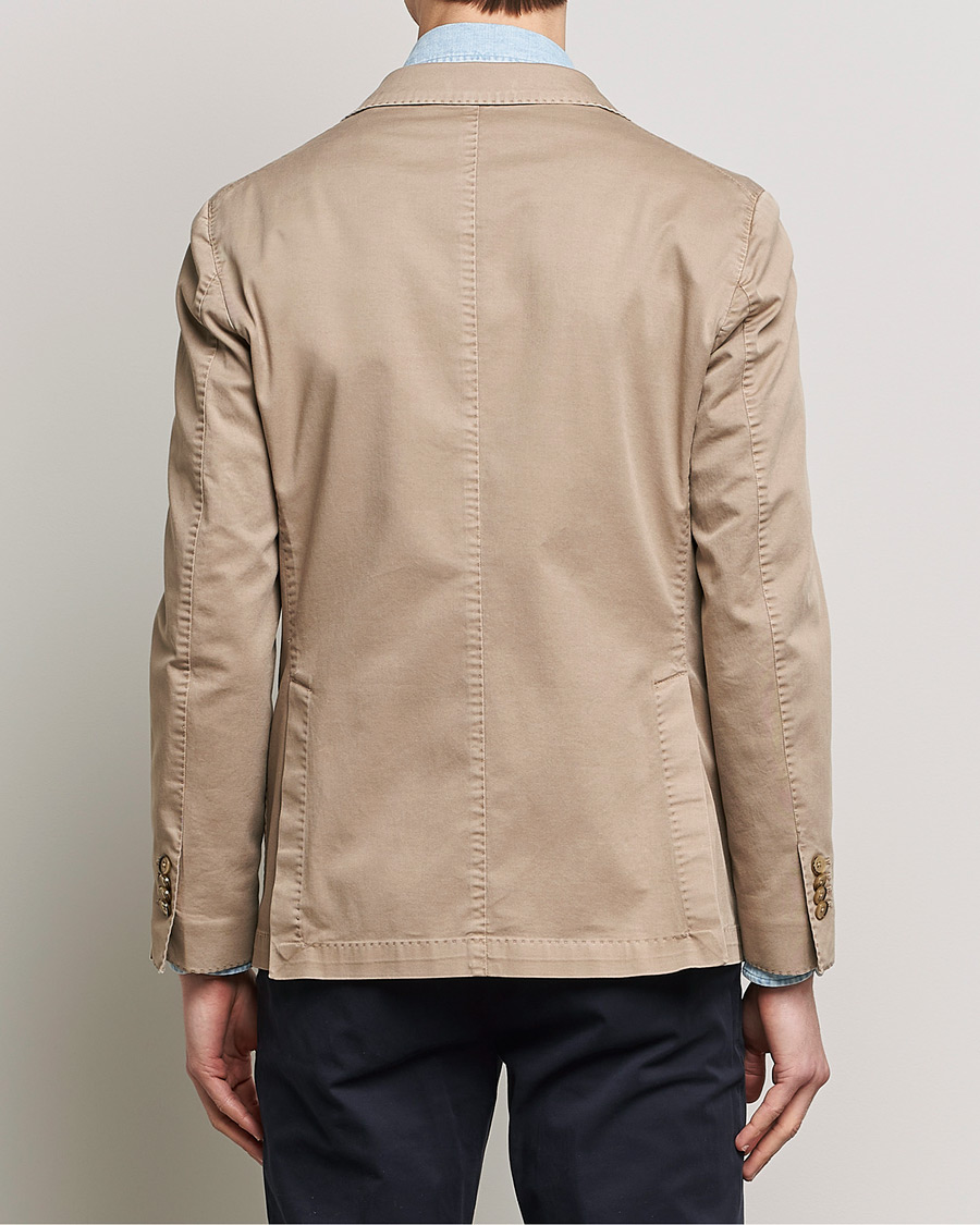 Herr | Kavajer | L.B.M. 1911 | Jack Regular Fit Cotton Stretch Blazer Taupe