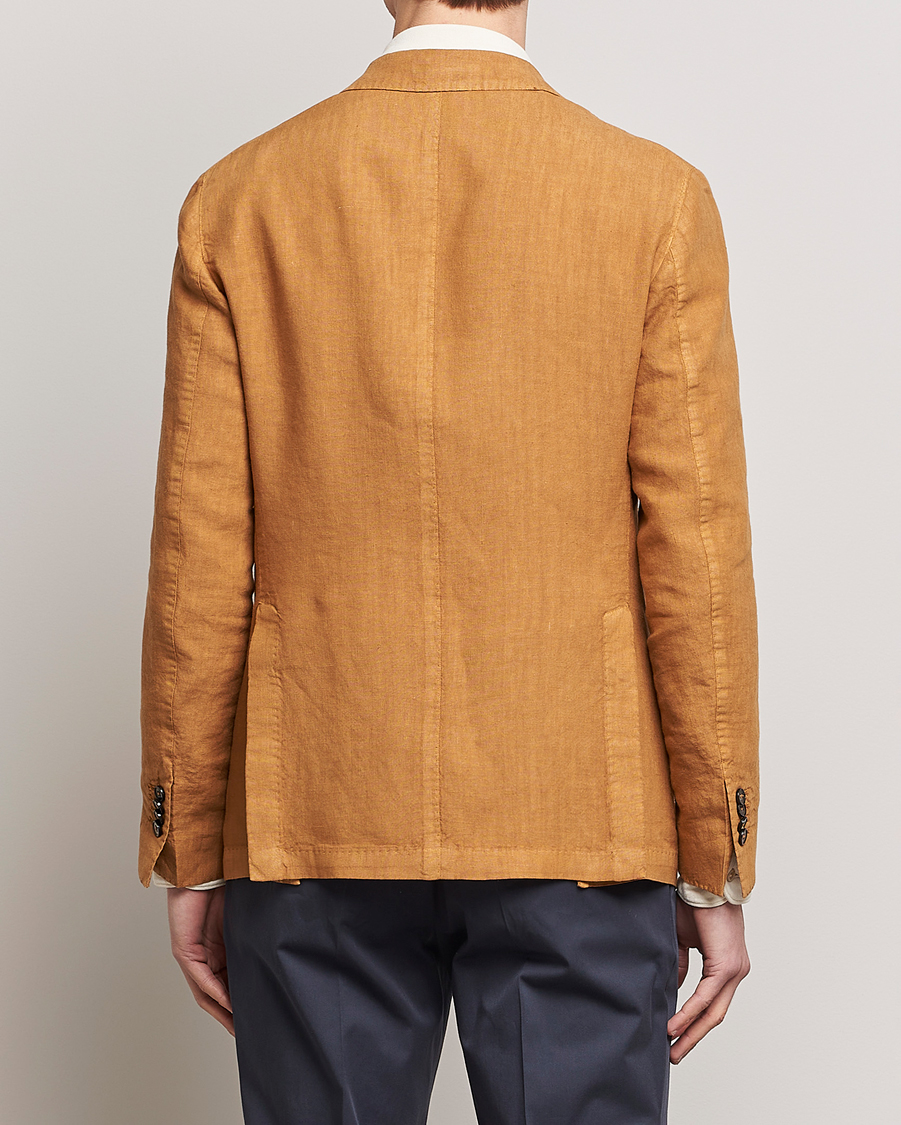 Herr | Kavajer | L.B.M. 1911 | Jack Regular Fit Linen Blazer Camel