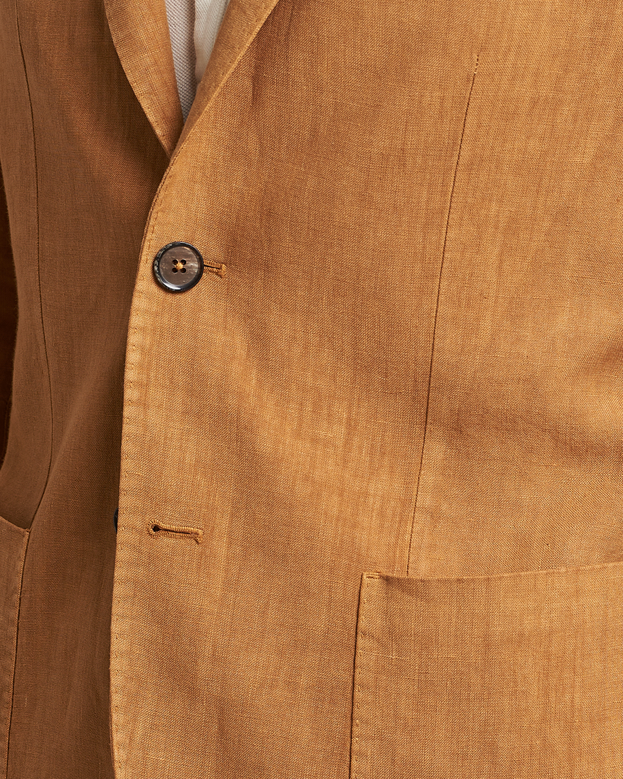 Herr | Kavajer | L.B.M. 1911 | Jack Regular Fit Linen Blazer Camel