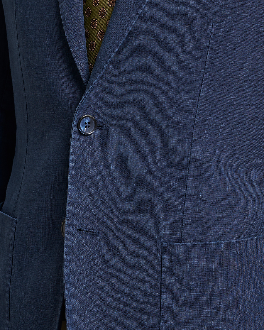 Herr | Kavajer | L.B.M. 1911 | Jack Regular Fit Linen Blazer Navy