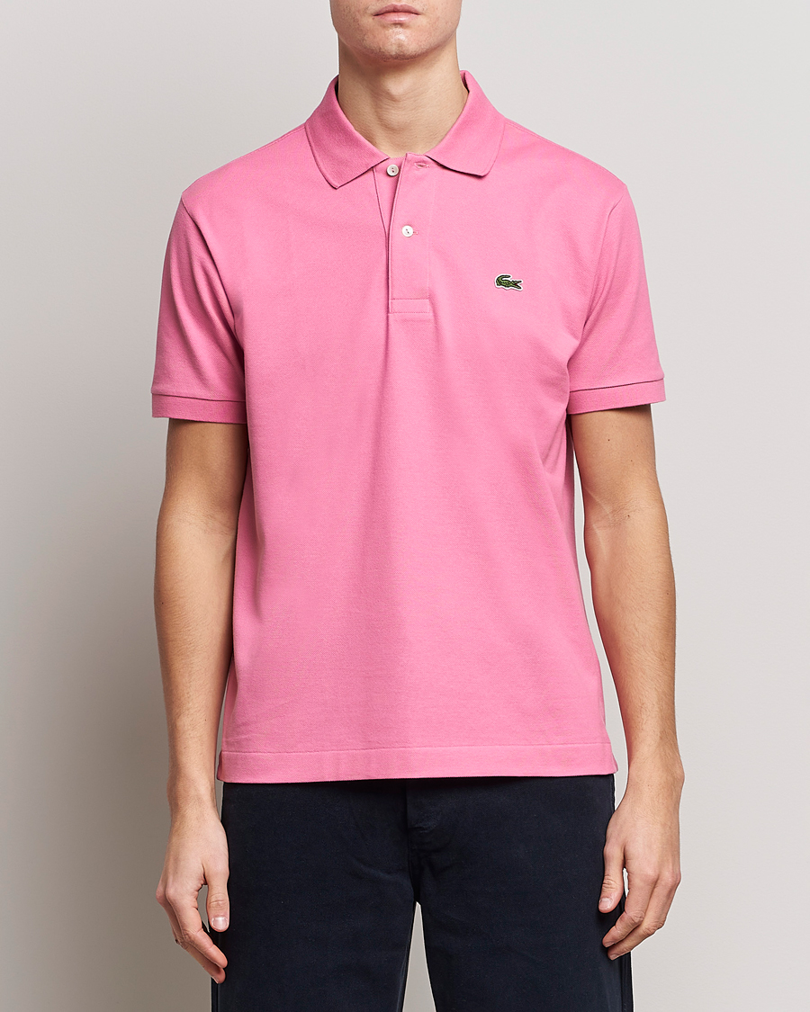 Herr | Kortärmade pikéer | Lacoste | Original Polo Piké Reseda Pink