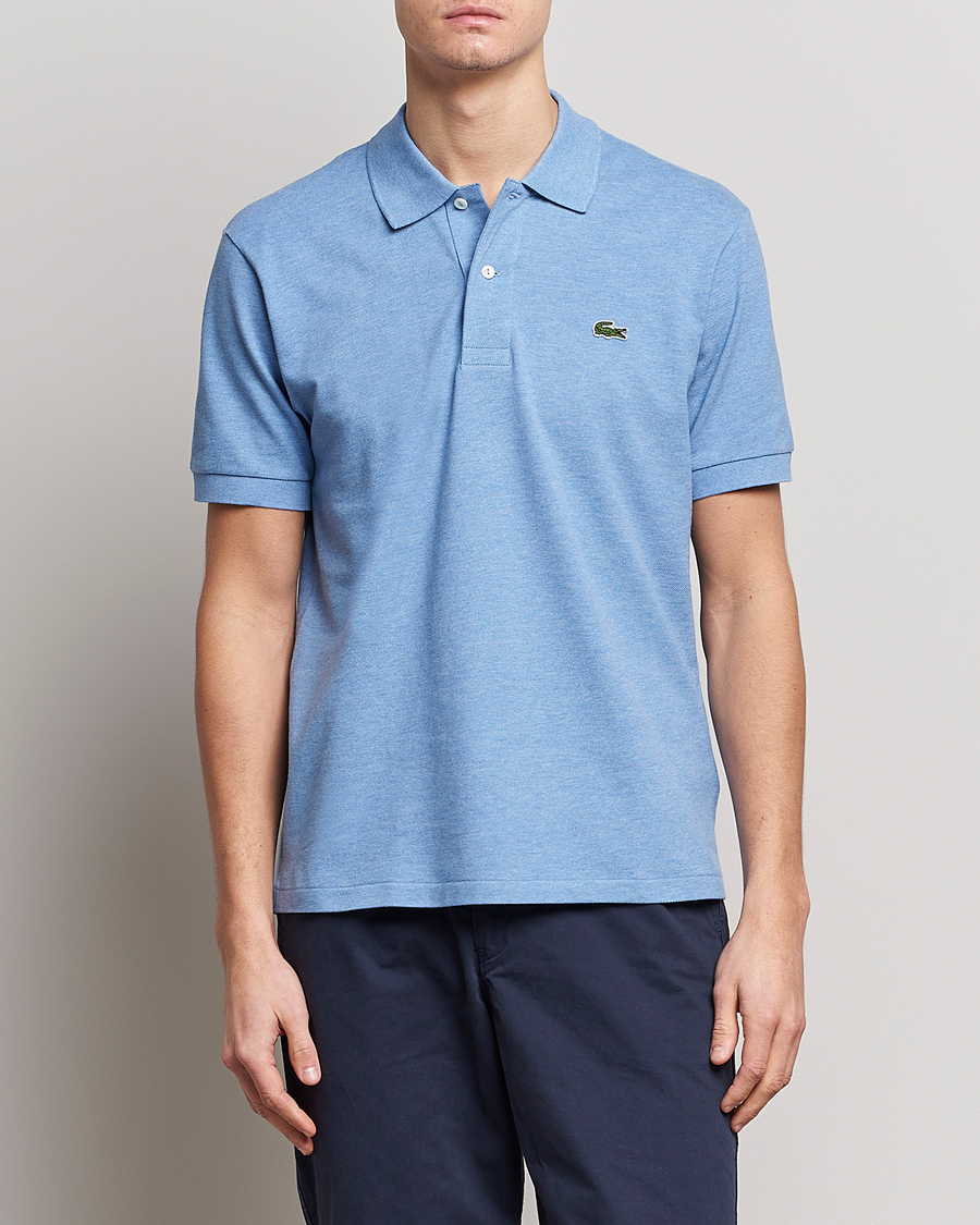 Herr | Pikéer | Lacoste | Original Melange Polo Piké Heather Thermal