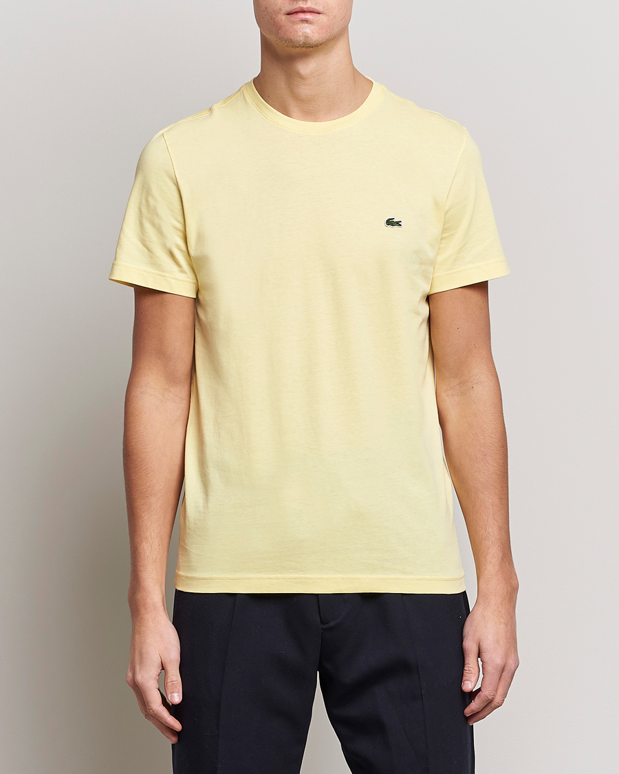 Herr | Kortärmade t-shirts | Lacoste | Crew Neck Tee Yellow