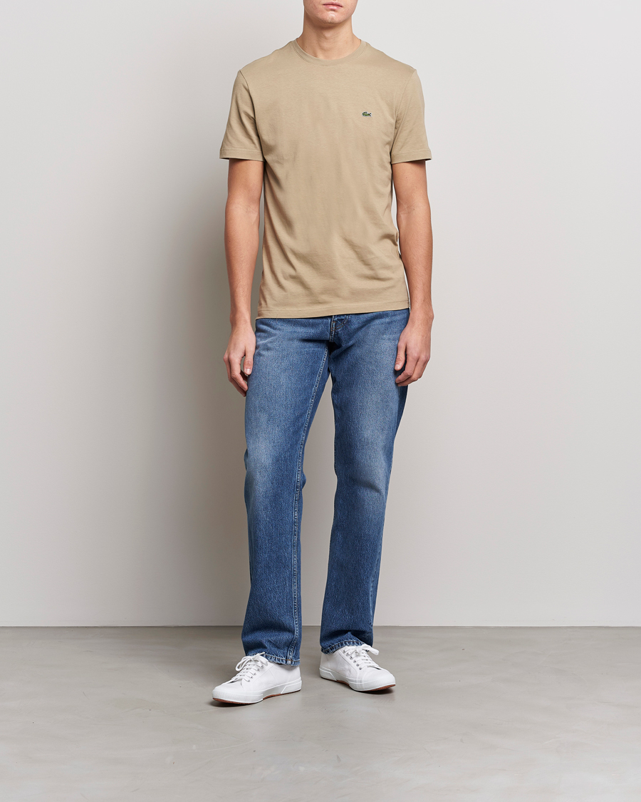 Herr | T-Shirts | Lacoste | Crew Neck Tee Lion
