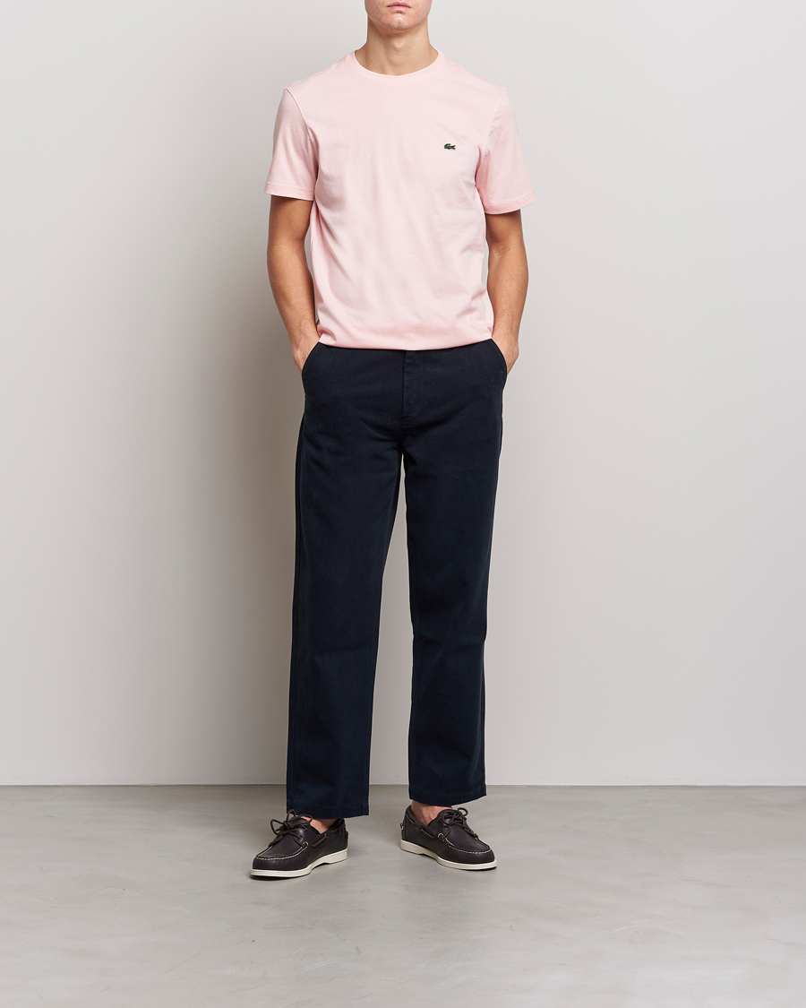 Herr | T-Shirts | Lacoste | Crew Neck Tee Waterlily