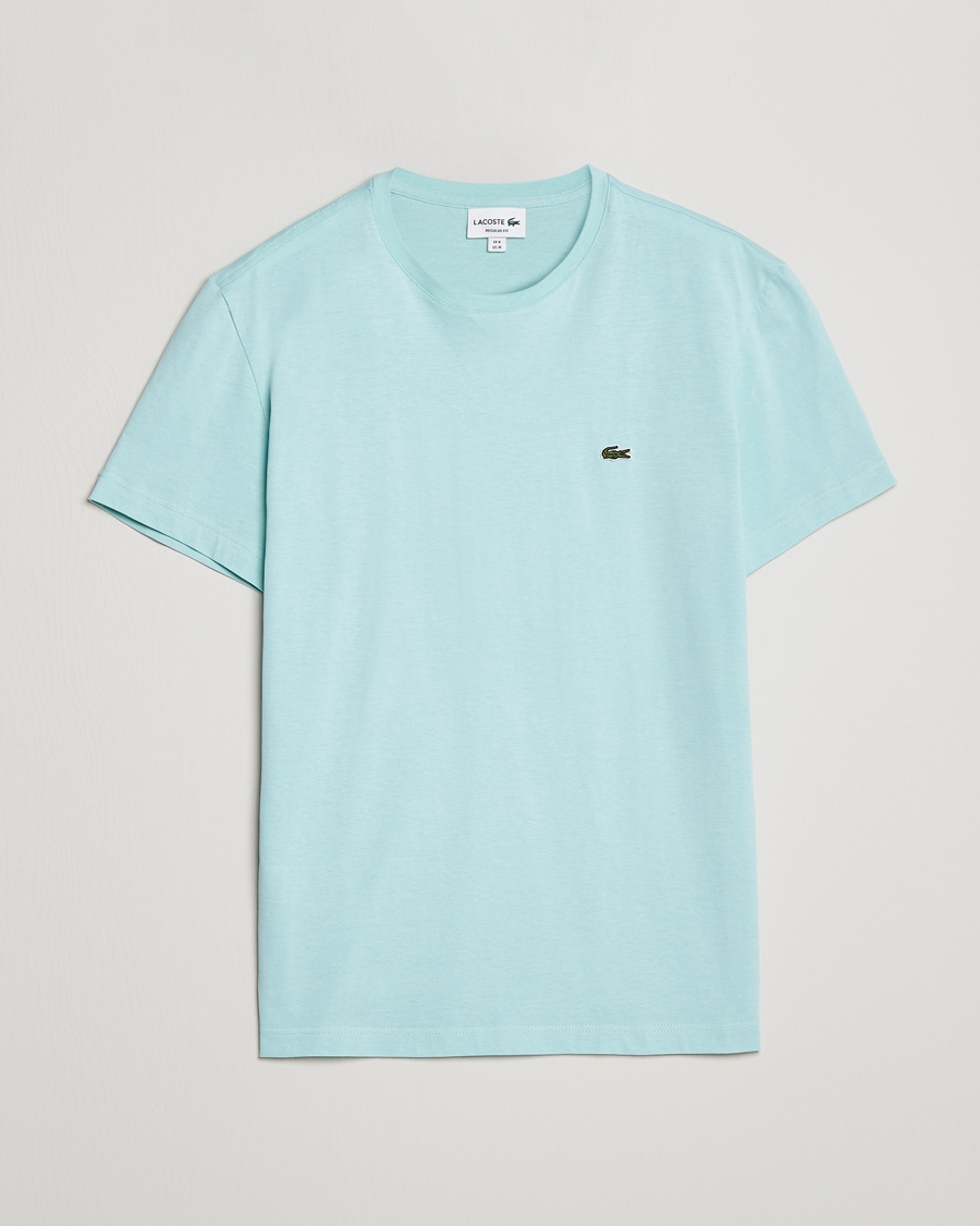 Herr | T-Shirts | Lacoste | Crew Neck Tee Pastille Mint