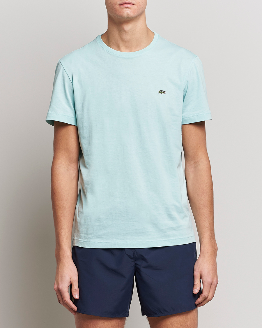 Herr | T-Shirts | Lacoste | Crew Neck Tee Pastille Mint