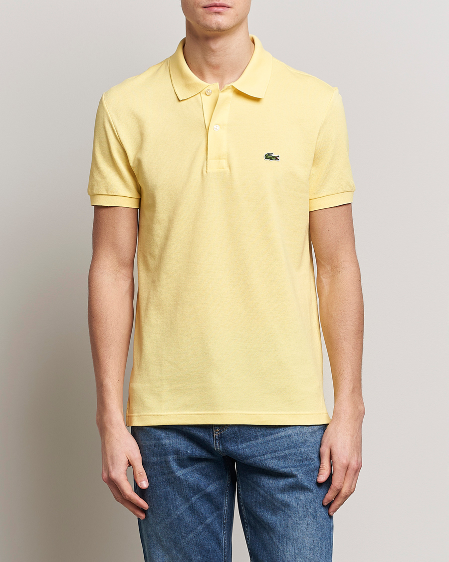 Herr | Kortärmade pikéer | Lacoste | Slim Fit Polo Piké Yellow