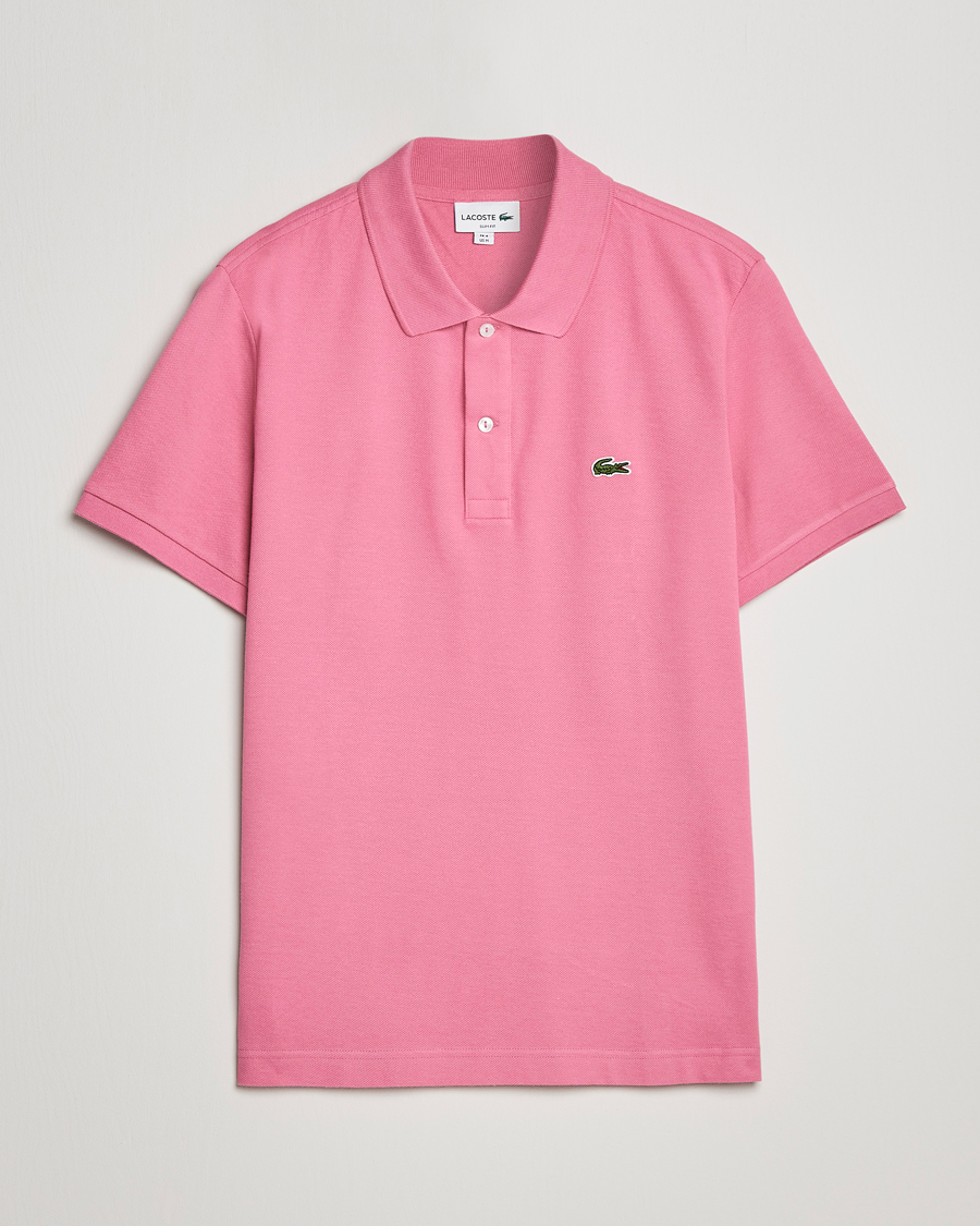 Herr | Pikéer | Lacoste | Slim Fit Polo Piké Reseda Pink