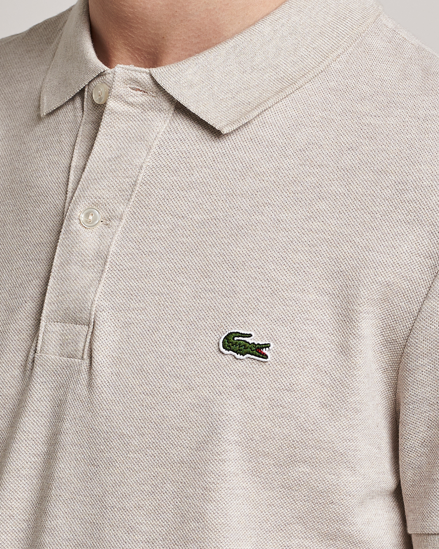 Herr | Pikéer | Lacoste | Slim Fit Polo Piké Heather Wicker