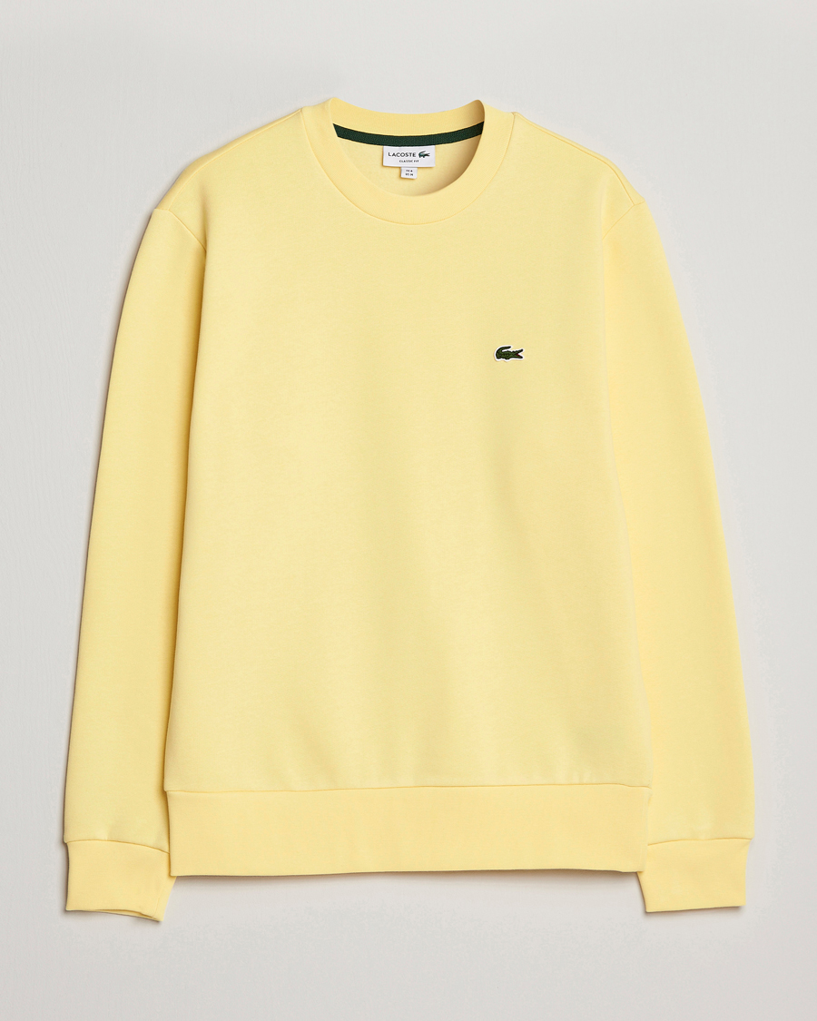 Herr | Tröjor | Lacoste | Crew Neck Sweatshirt Yellow